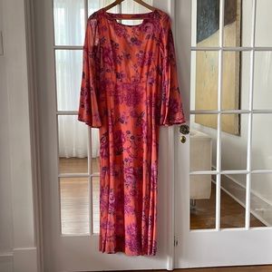 Fre People bell sleeve maxi dress